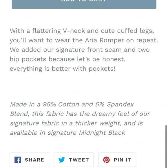 NWT smash & tess romper - Picture 2 of 7